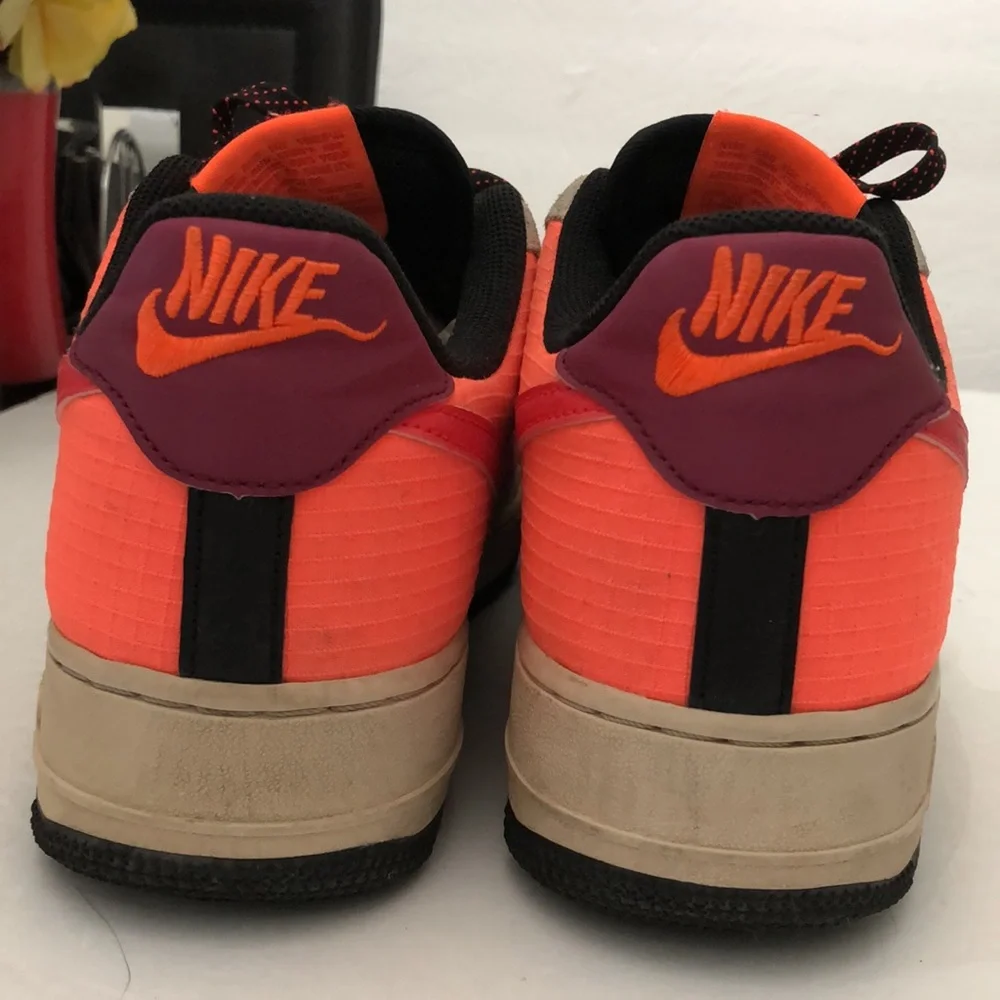 NIKE AIR FORCE 1 LOW ACG LIGHT OREWOOD BROWN RUNNING SNEAKERS MENS SIZE 9.5